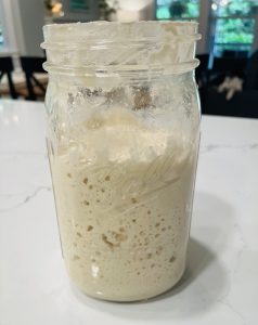 This is what your starter will look like when it is ready to be used.